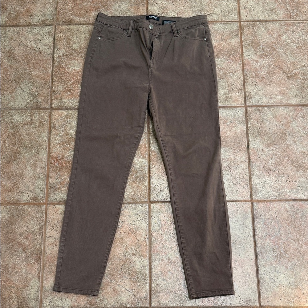 Buffalo David Bitton Brown Skinny Pants